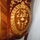 Chiffonnier sauteuse Louis XV en marqueterie