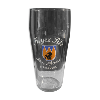 Ancien verre à bière Freysz Pils