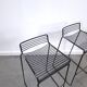 Set of 2 Black HAY Bar Stools, Hee Welling