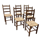 Brutalist mulched chairs series