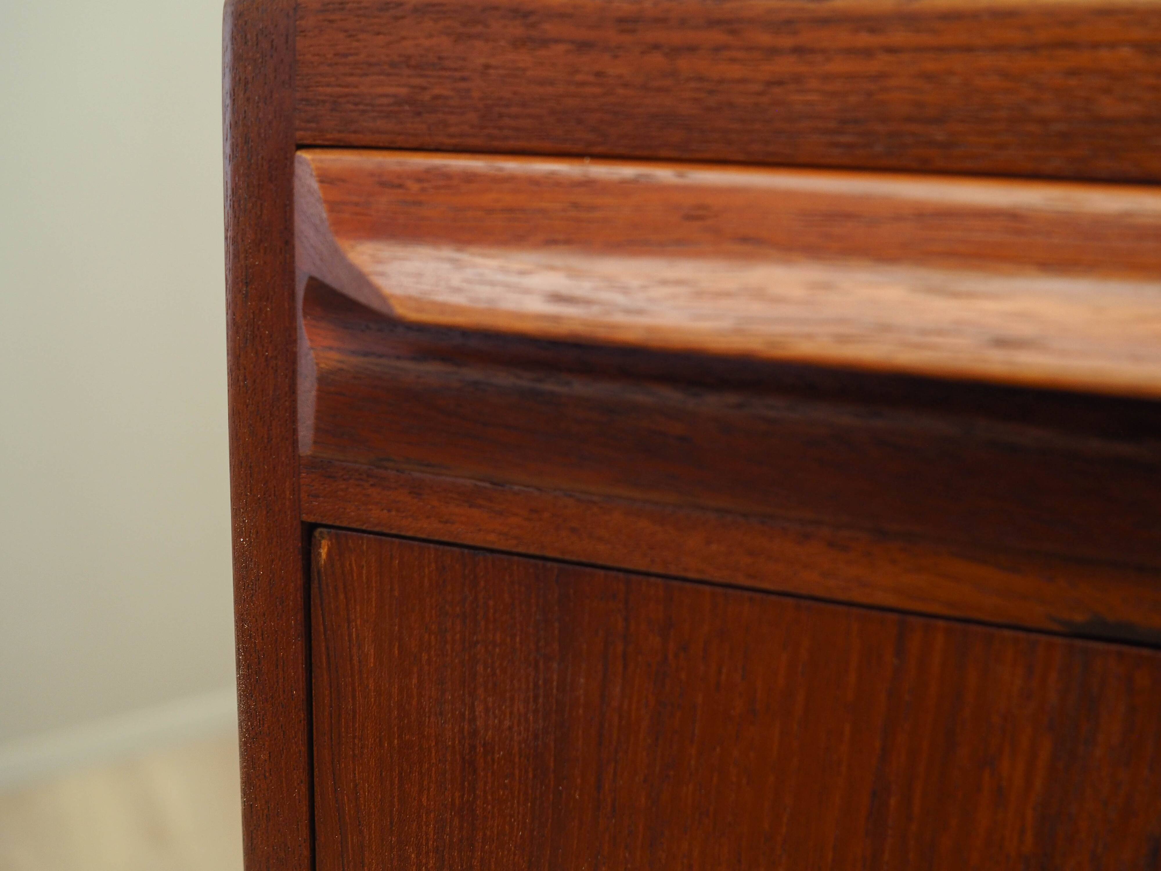 Teak secretary, Danish design, 1960s, Erling Torvits, Klim Møbelfabrik