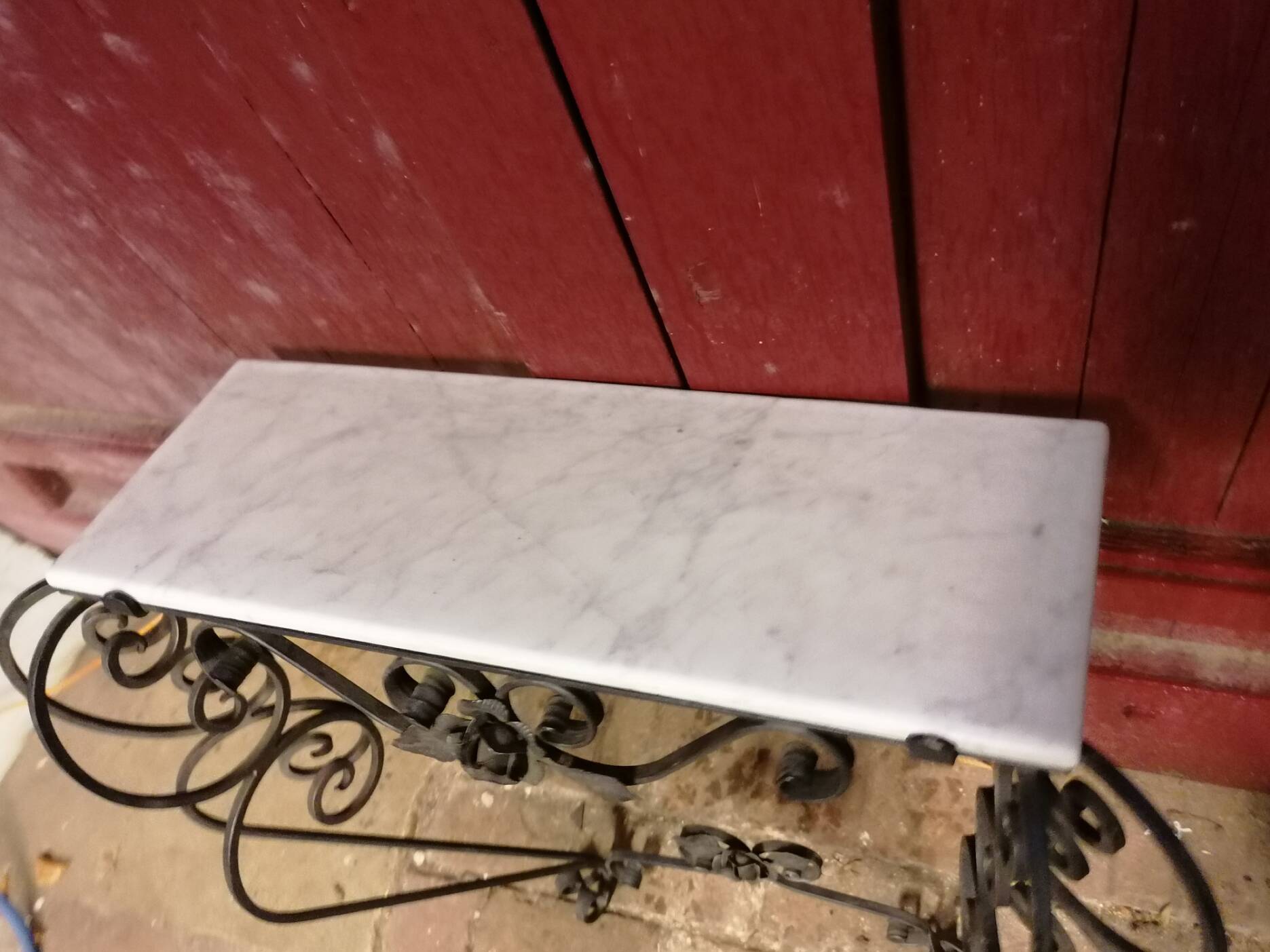 Art Deco wrought iron consoles