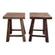 Pair of oak stools from the 1960s.