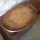 Old aluminum oval mirror