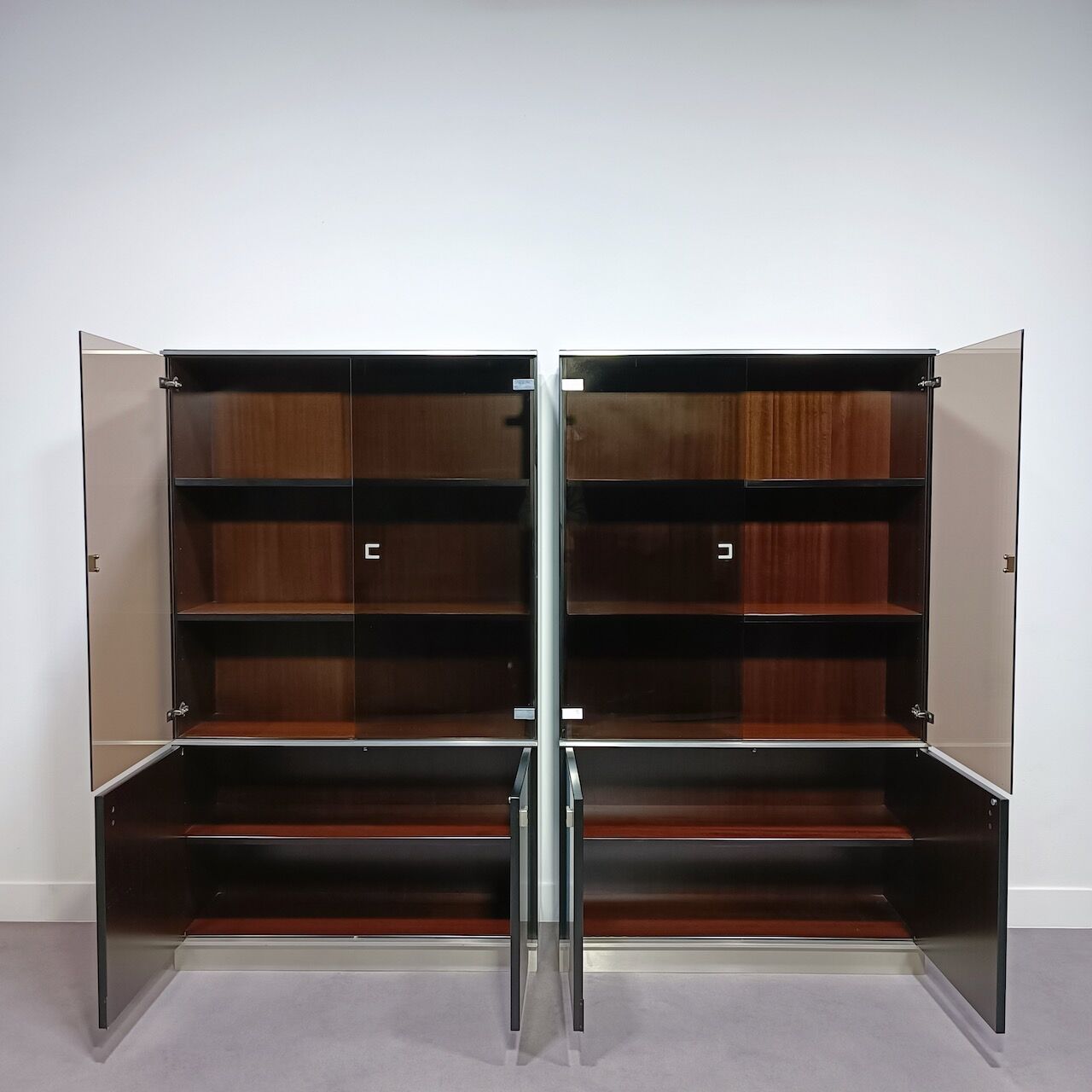 Pair abbondinterni bookcases