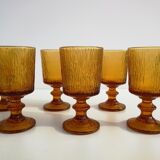 Twelve wines vintage glasses