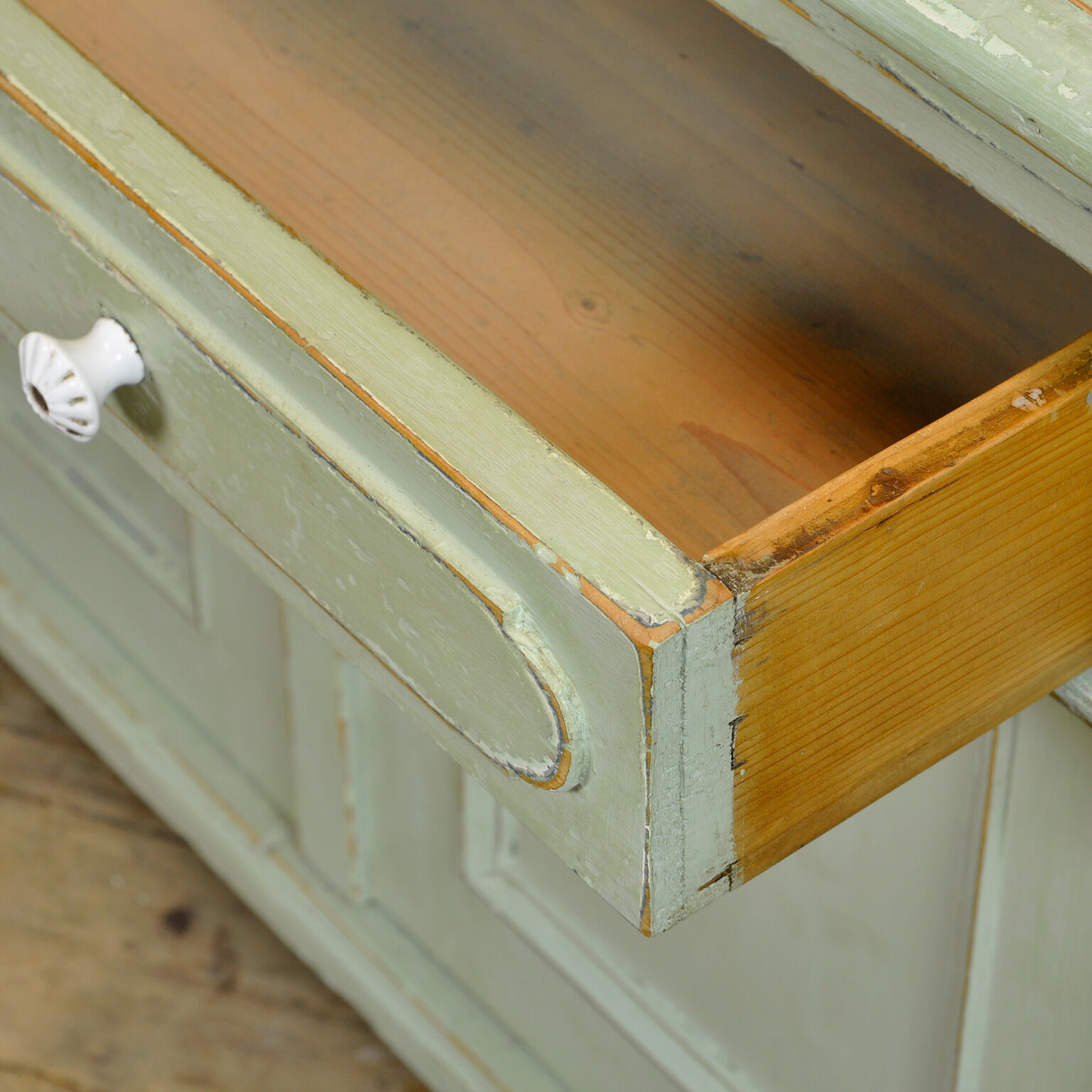 Solid Pine Kitchen Cupboard, 1920's