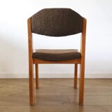 Set of 4 fabric chairs 60s