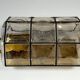 60s 70s Wall Lamp Wall Sconce Glashütte Limburg Germany Glass & Metal