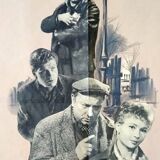 Original poster 1957 Porte des lilacs Georges Brassens René Clair