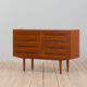 Commode danoise en teck avec 8 tiroirs, années 1960