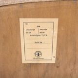 Miroir en chêne "No 330", Fröseke, Suède, 1960 96x44cm