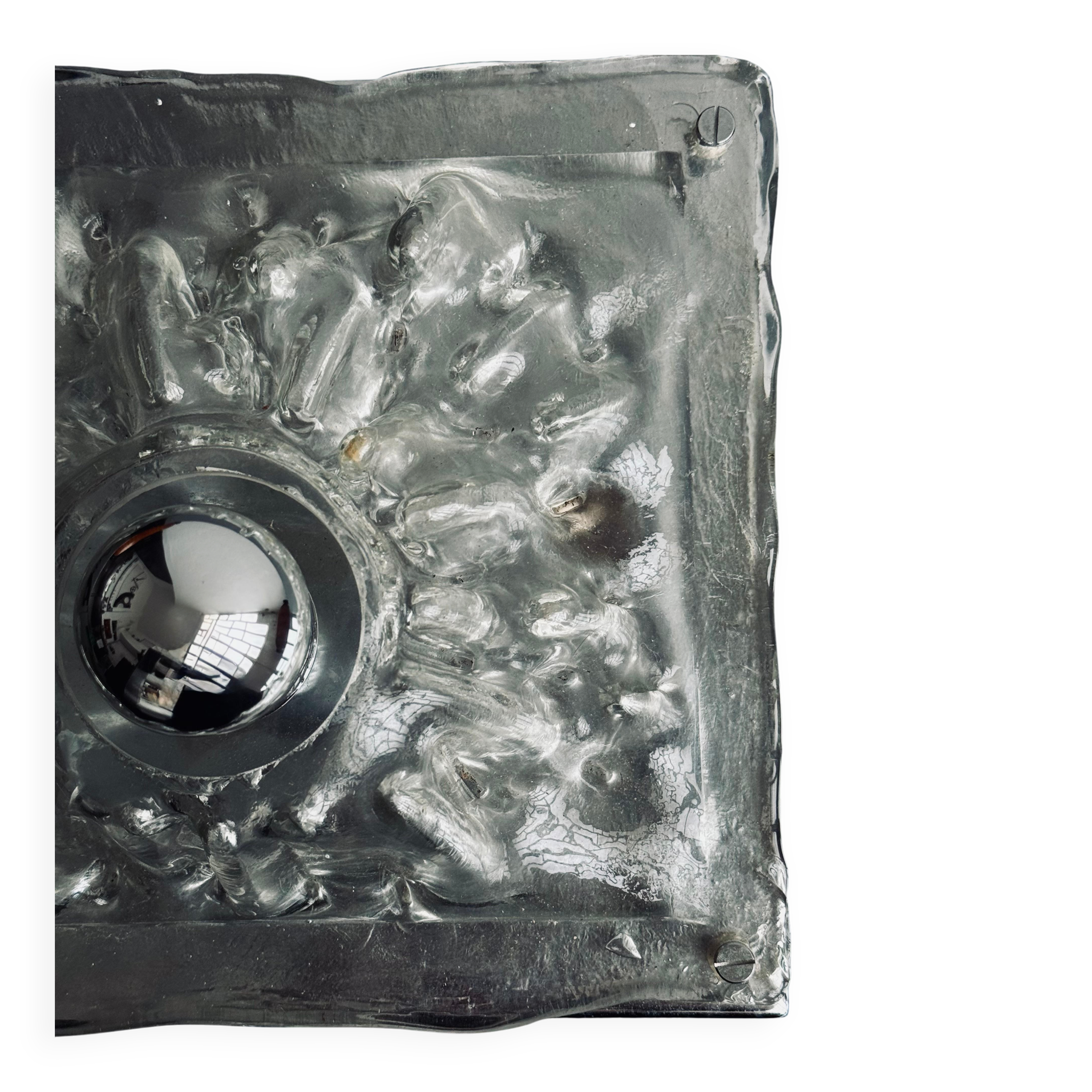 Polifemo wall lamp by Angelo Brotto for Esperia, Italy 70s