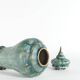 Art Deco Green Lustre Glaze Lidded Vase by Josef Ekberg Gustavsberg, 1920's