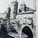 Heliogravure of Metz, vintage printed in 1926.