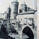 Héliogravure de Metz, vintage imprimée en 1926.