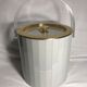 Former The Turnwald Collection International grey & gold vintage ice bucket