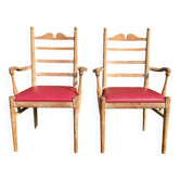 Paire de fauteuils danois des années 60