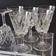 6 large wine glasses in semi-crystal from VMC in good condition.