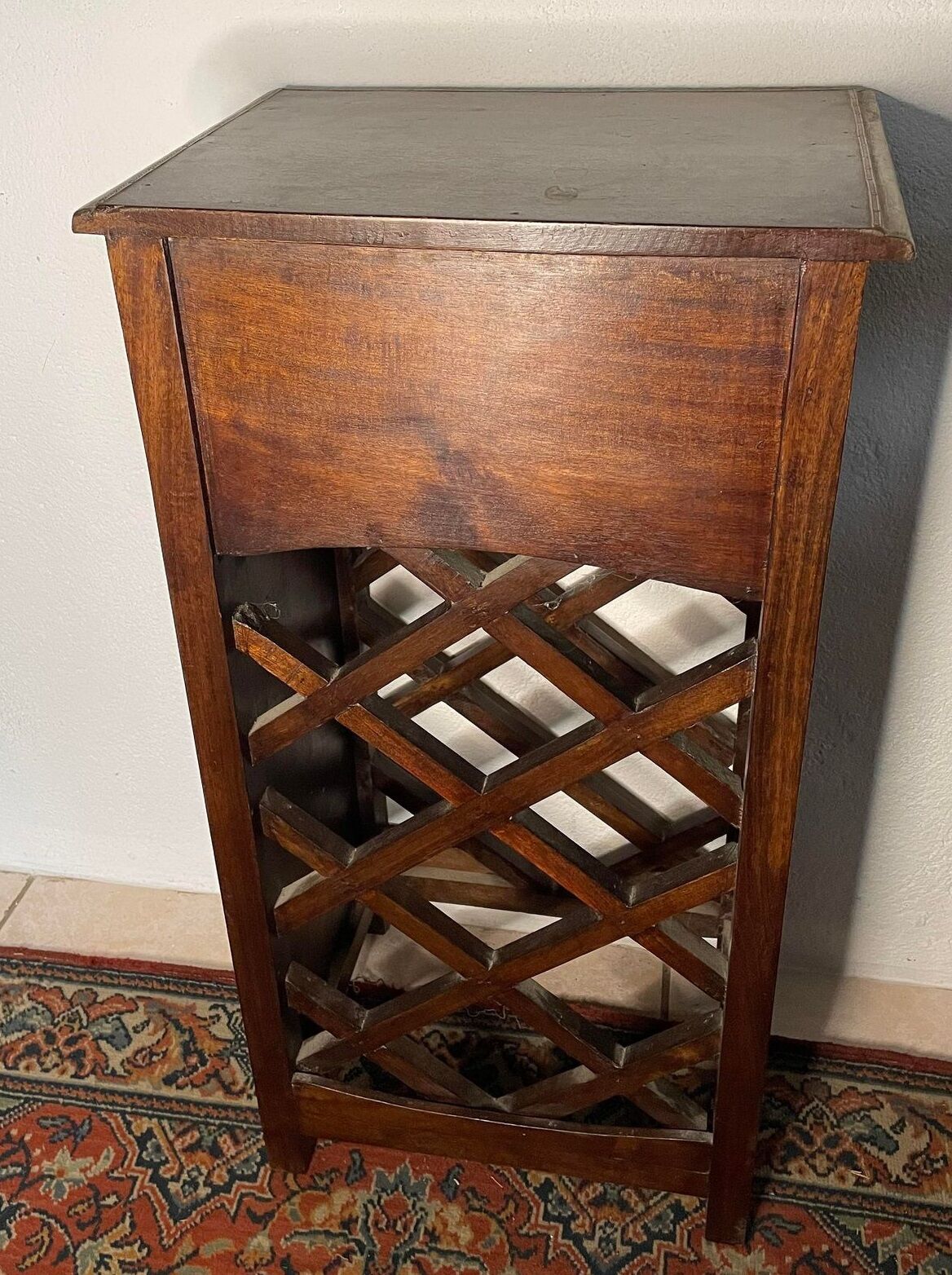 Stylish cabinet bottle rack