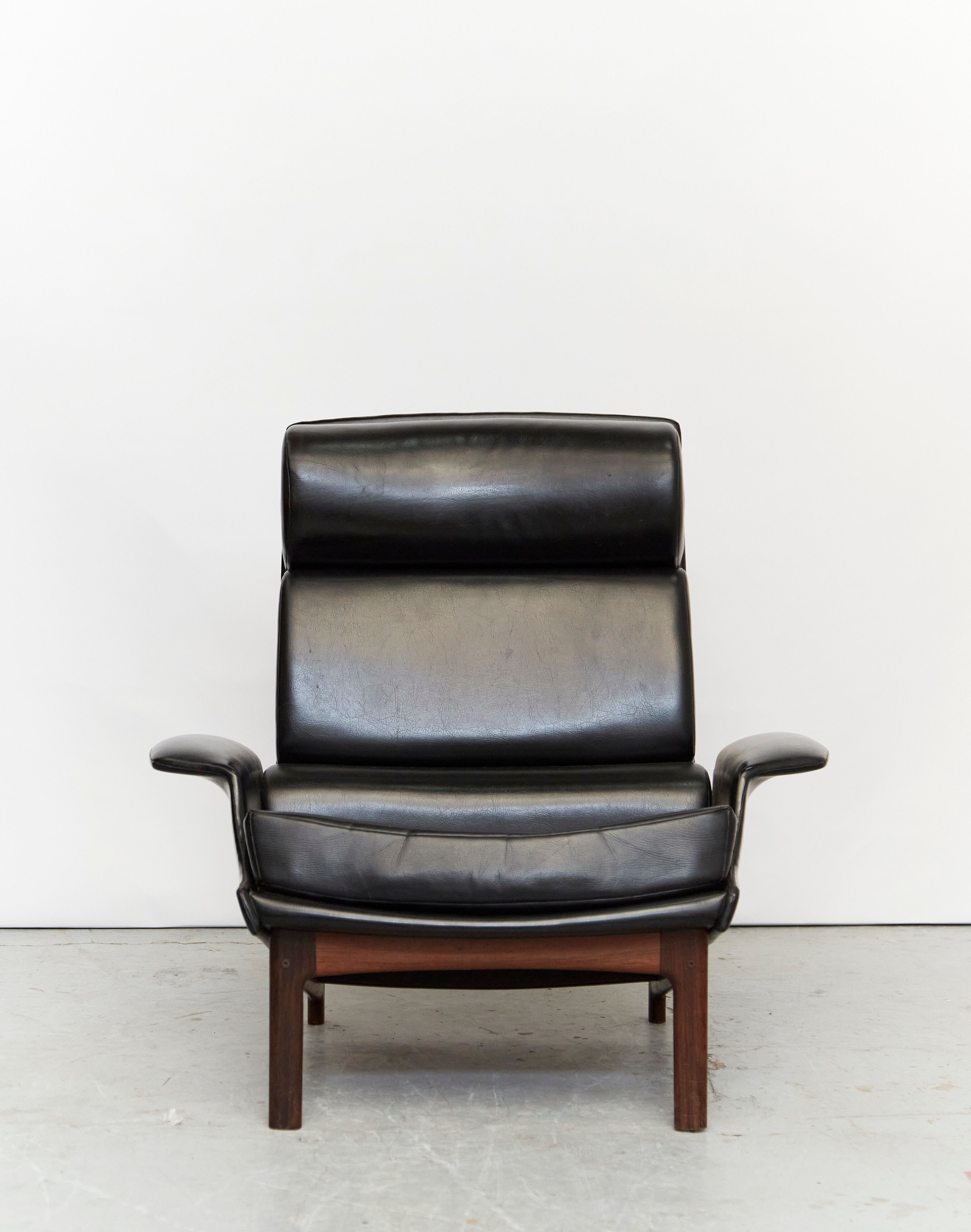 Ib kofod larsen lounge chair & ottoman "Adam" for Mogens kold