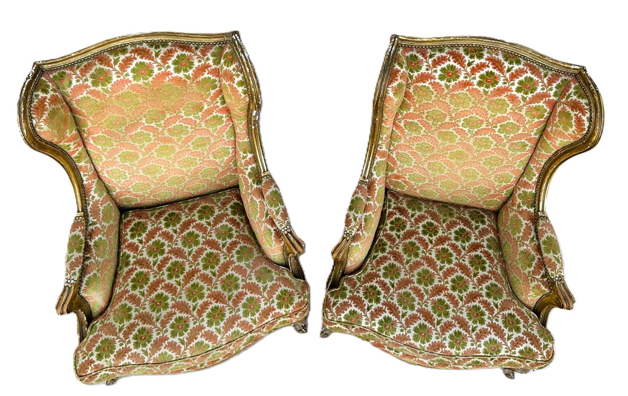 Lot of pair of armchairs