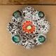 Antique Ashtray VALLAURIS Style Speckled Ceramic Vintage