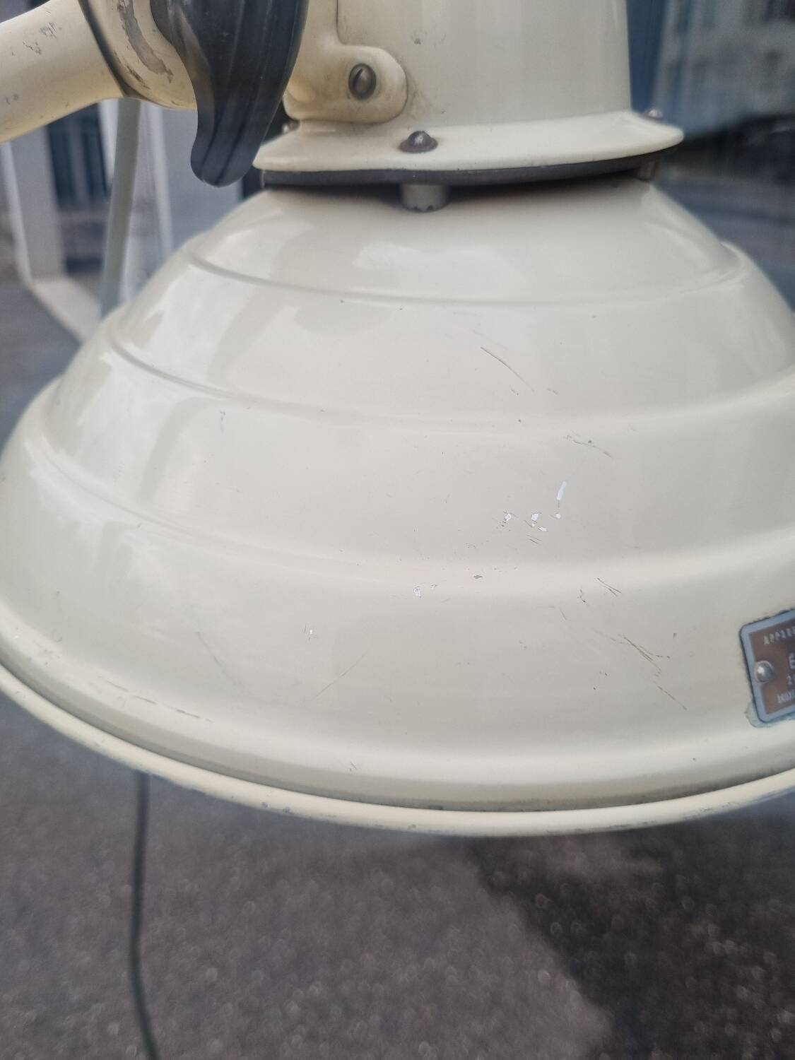 Rare antique medical lamp by Paul Rimé.