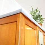 Blond wood wardrobe 60s