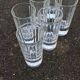 Six verres à apéritif
