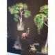 Gouache on African canvas signed: Banat