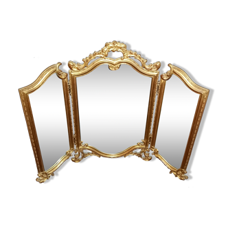 Mirror triptych rococo style