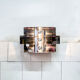 Applique three lights Luci Italia, 1970s