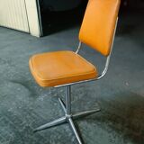 Lot of 4 1970s swivel chairs
