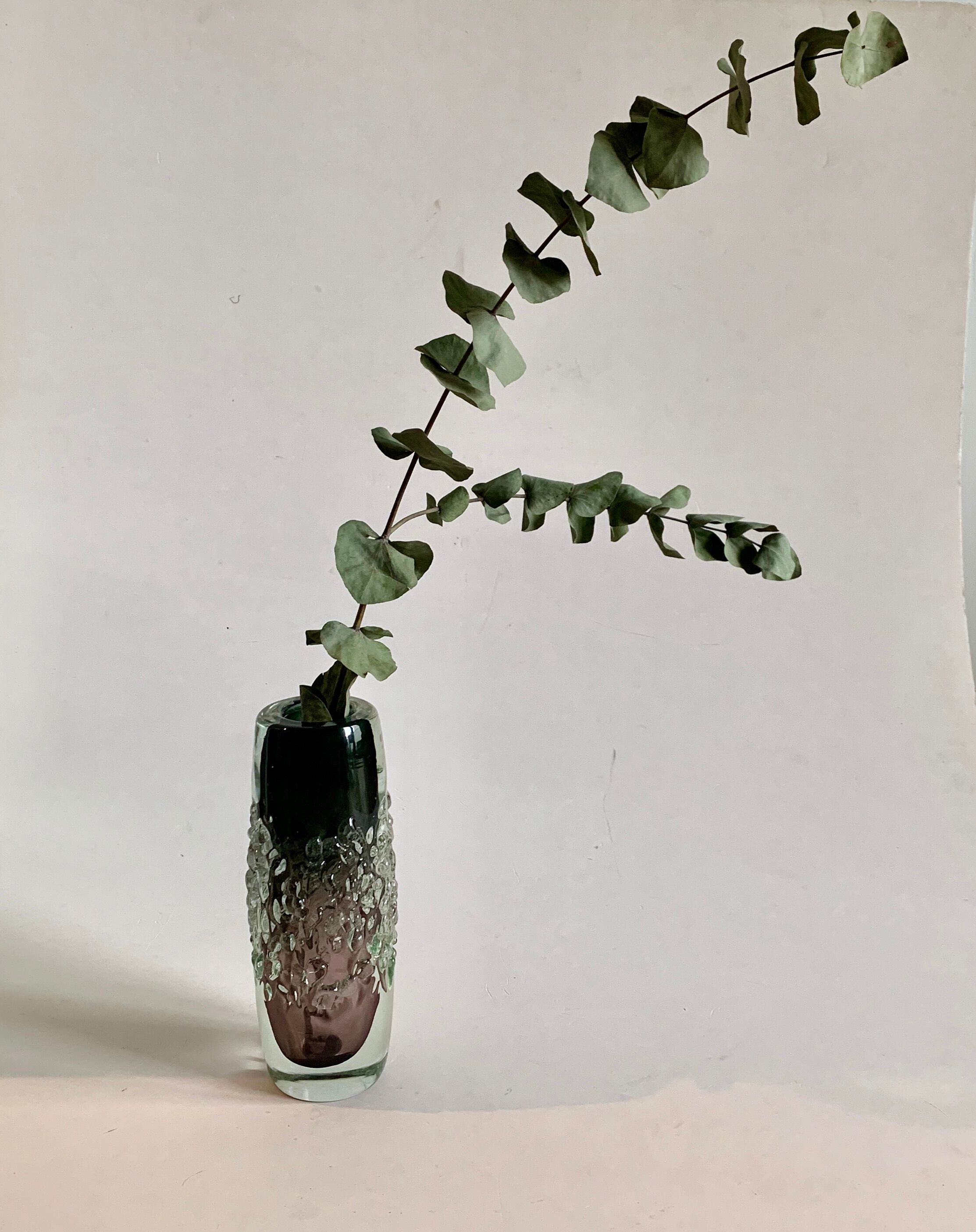 Sculptural  Glass Vase, 1970s