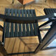 Lot de 2 chaises pliantes style Aldo Jacober