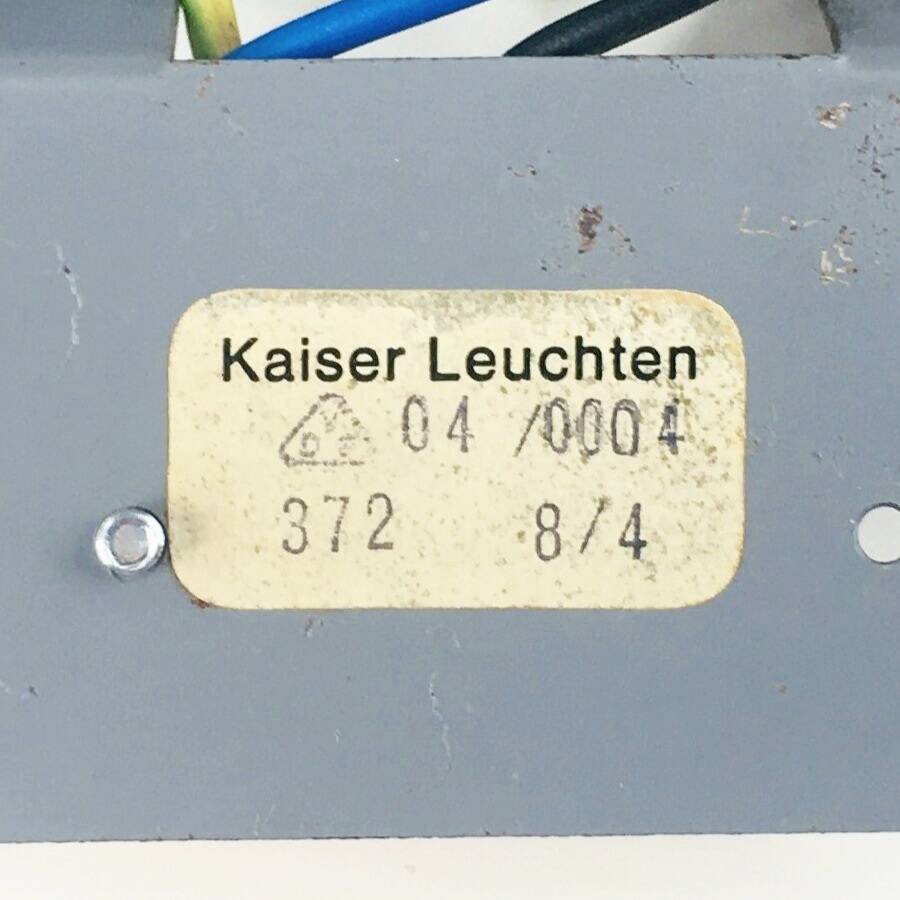 Pair of Space Age Wall Lamps by K. Hempel for Kaiser Leuchten, Germany, 70s