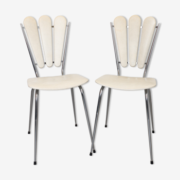 Pair of kitchen chairs Tubménager skaï