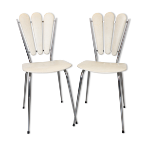 Paire de chaises de cuisine Tubménager