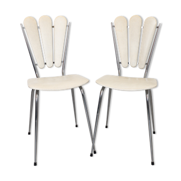 Pair of kitchen chairs Tubménager skaï