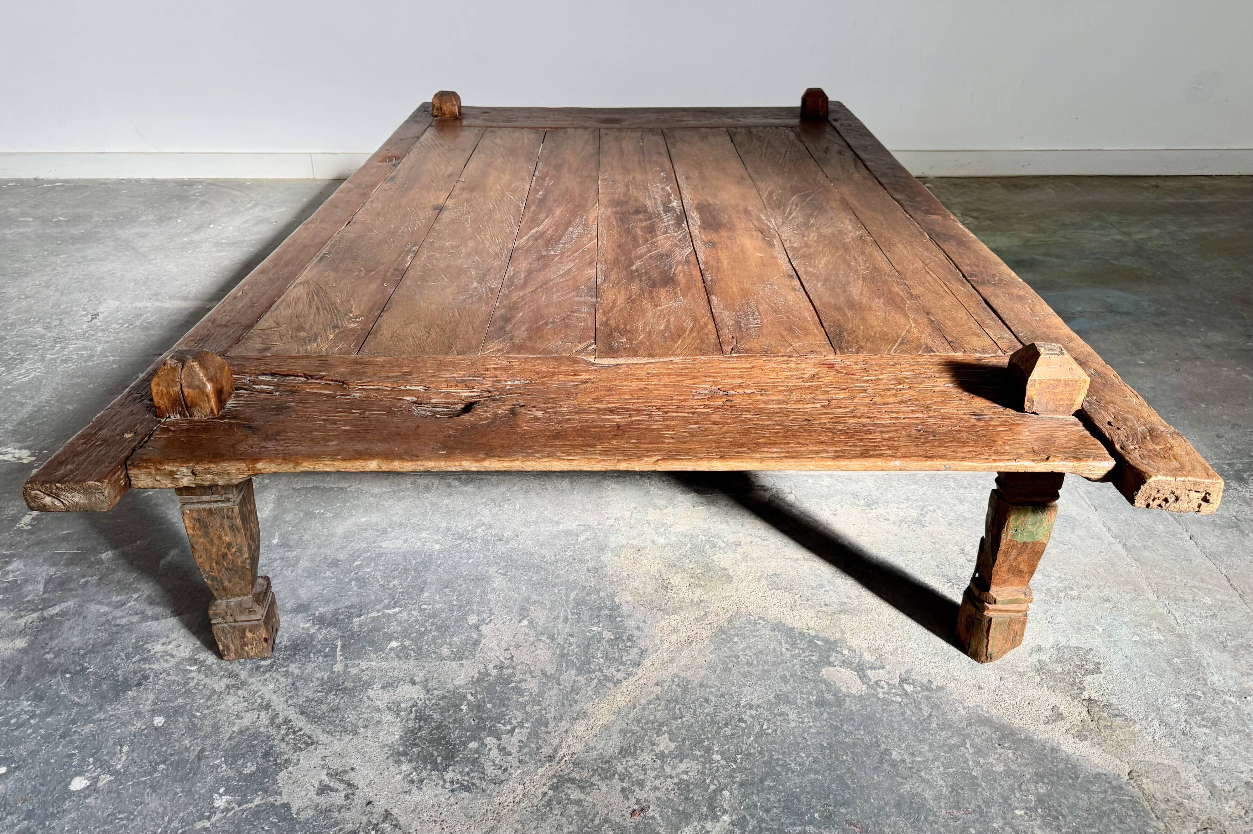 Large Antique Indonesian Coffee Table