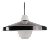Opaline Glass Pendant Lamp attributed to Louis Kalff for Philips, 1960s