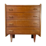 Scandinavian wooden chest of drawers Year 1950