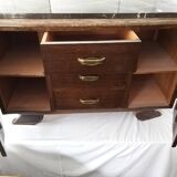 Art deco oak vanity