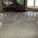 Set of 2 vintage molded glass salad bowls