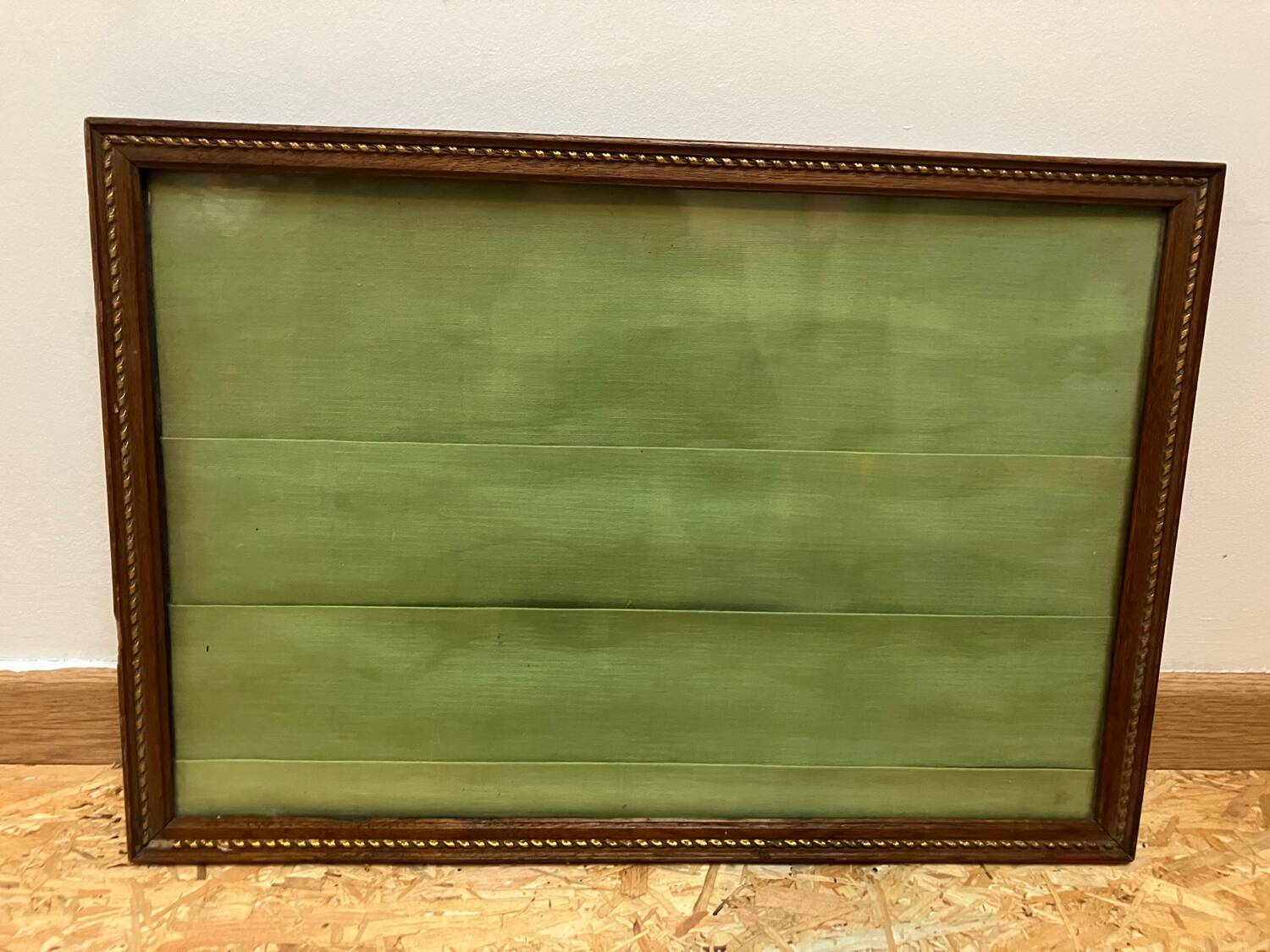 Carved wood photo frame