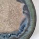 Pair of Denbac enamelled green and blue vide-poches.