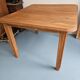 Table en bois aerogommée et restaurée