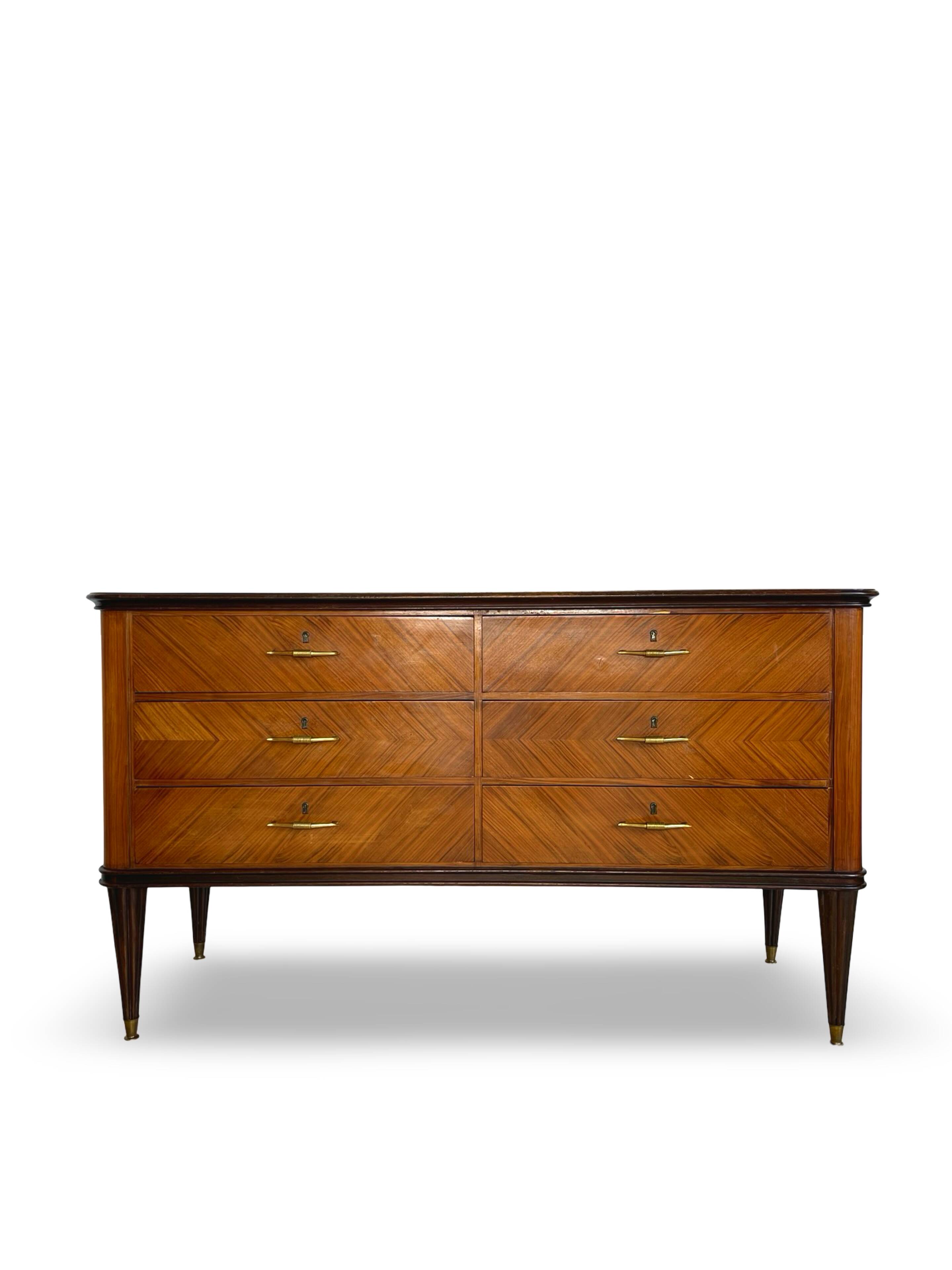 An Italian chest of drawers from the mid-20th century.