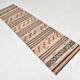 Tapis Kilim rayé vert et orange